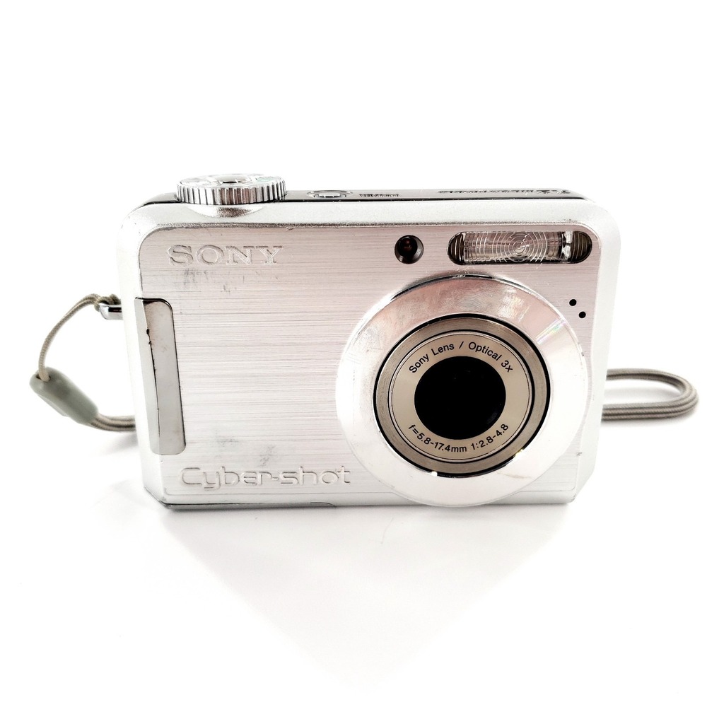 Sony Cyber-shot DSC-S700 7.2MP Digital Camera Silver No Memory Card Tested Works